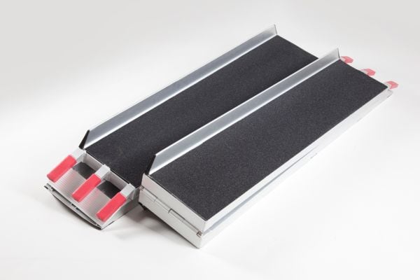 Folding portable ramps